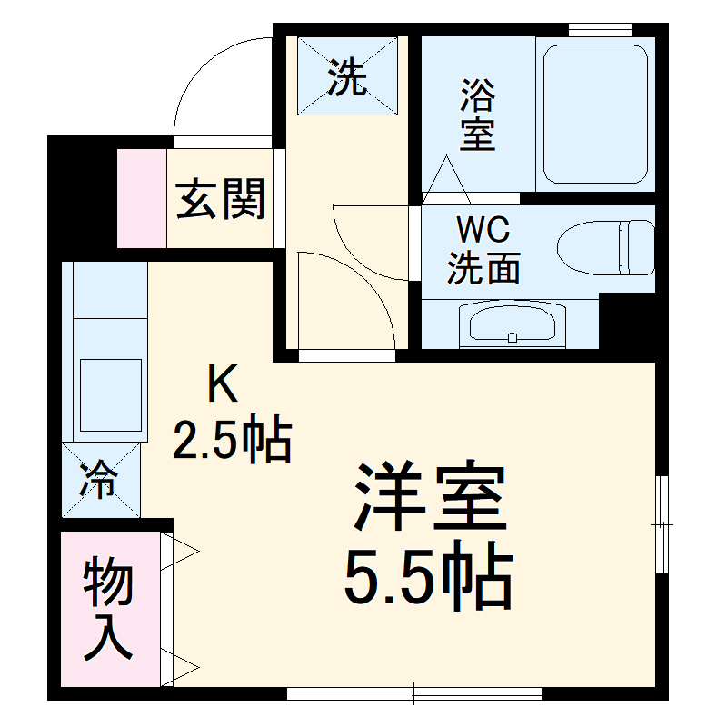 ラ・セゾン 壱番館の間取り