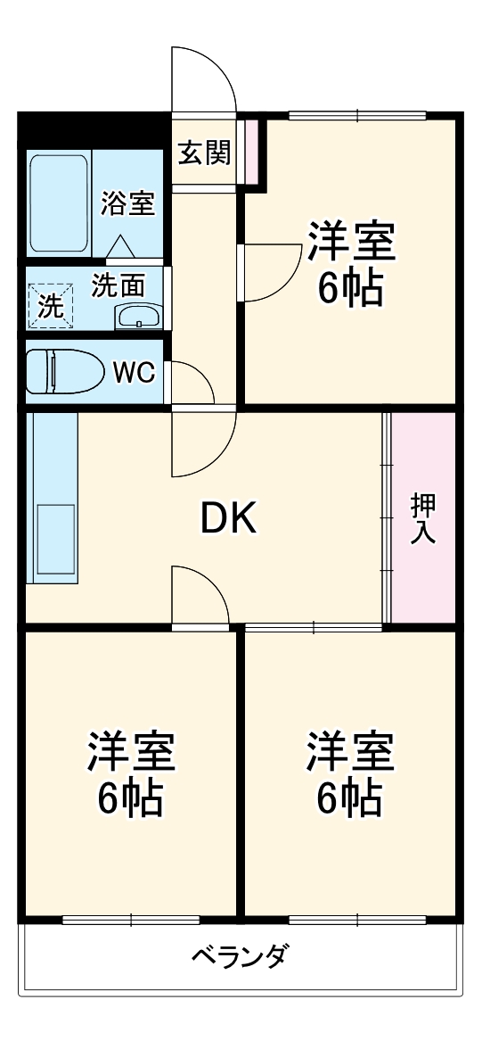MSマンションの間取り