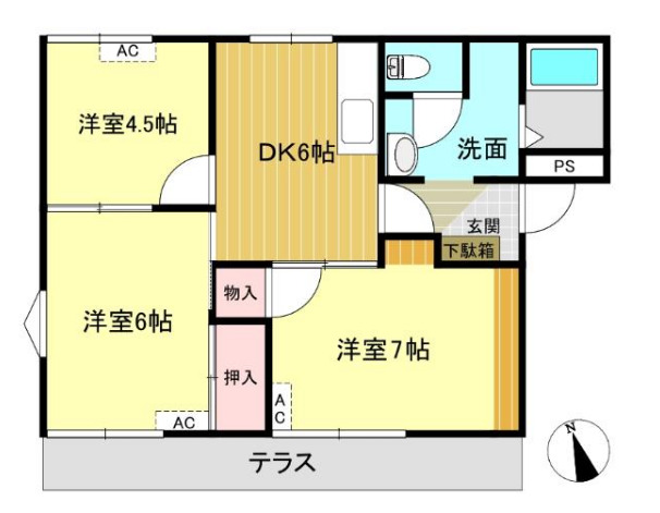 1/1 間取