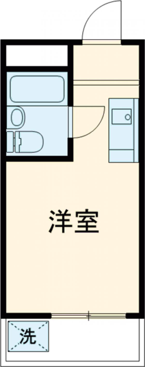 メゾン・ド・オヌール・110号室の間取り