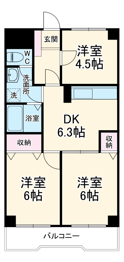 ゼファー銀座の間取り