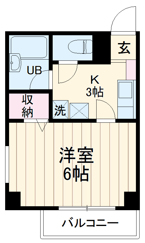 エスポワール枡形の間取り