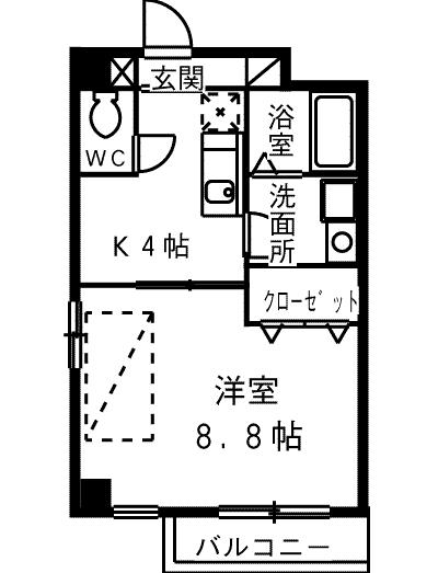 クレールiの間取り