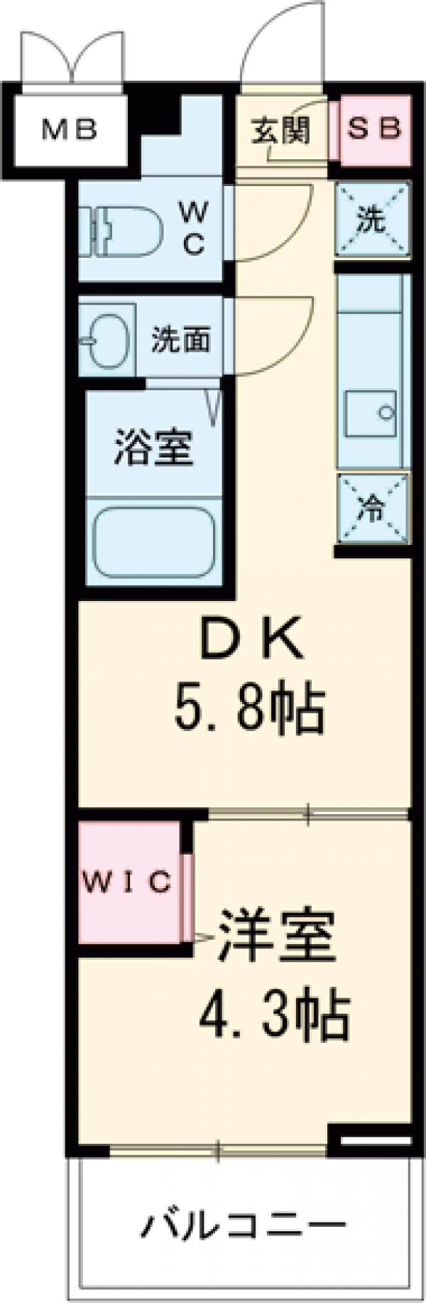 ウィルテラス用賀の間取り