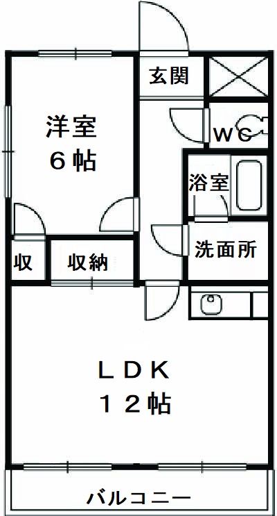 エクスクリエ上脇の間取り
