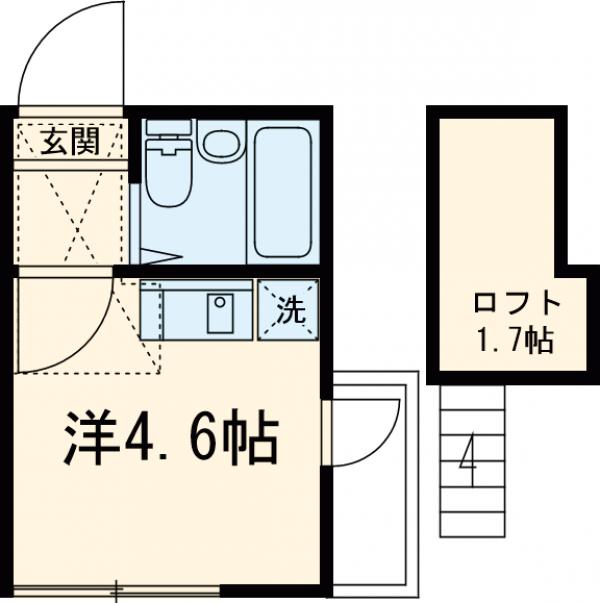 エテルノ北千住の間取り