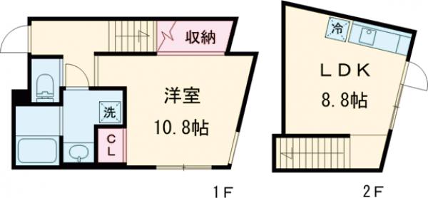 EXAM自由が丘の間取り