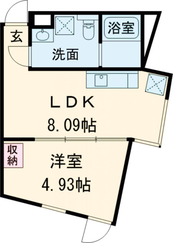 EXAM自由が丘の間取り