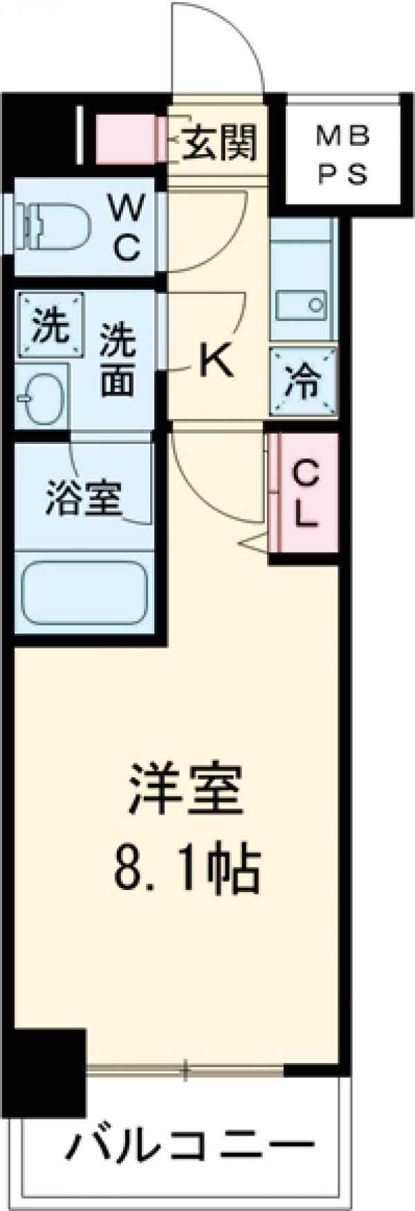 リライア五反野の間取り