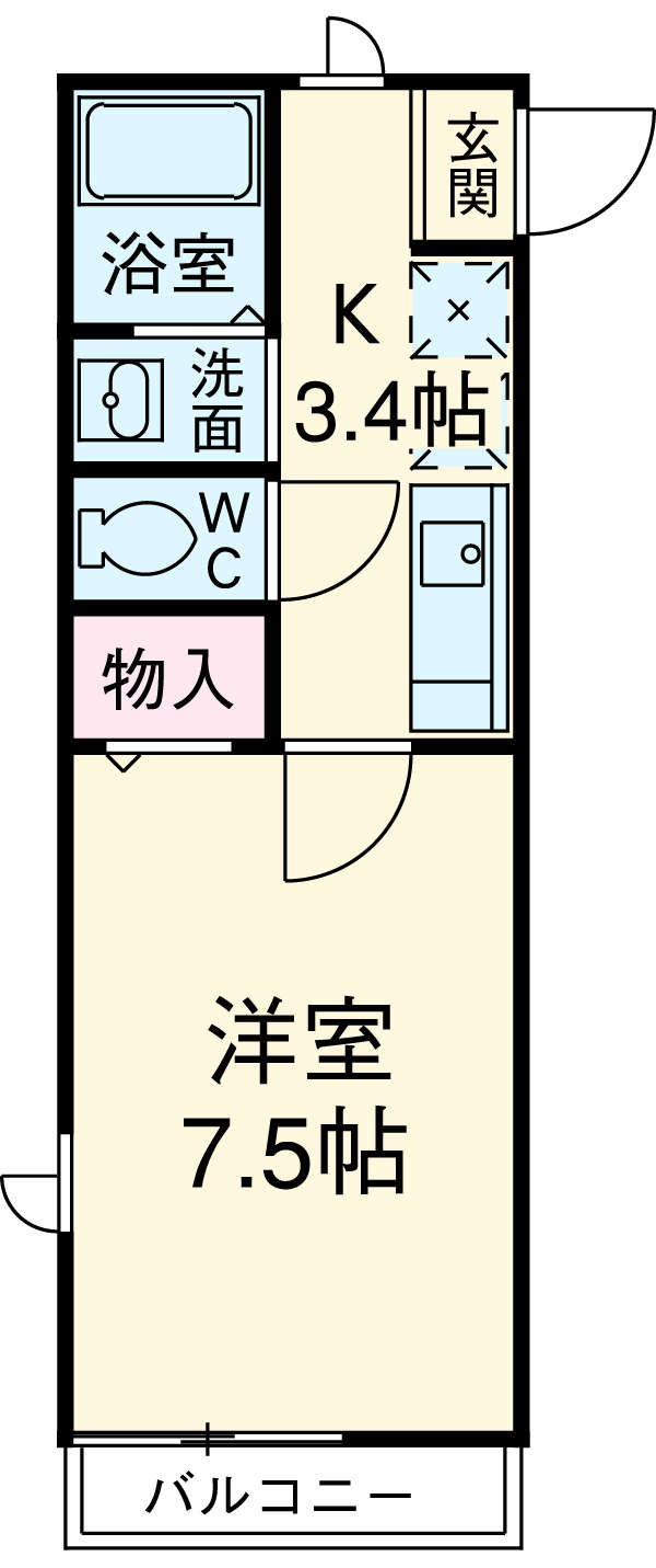 ラフィネ桜上水の間取り
