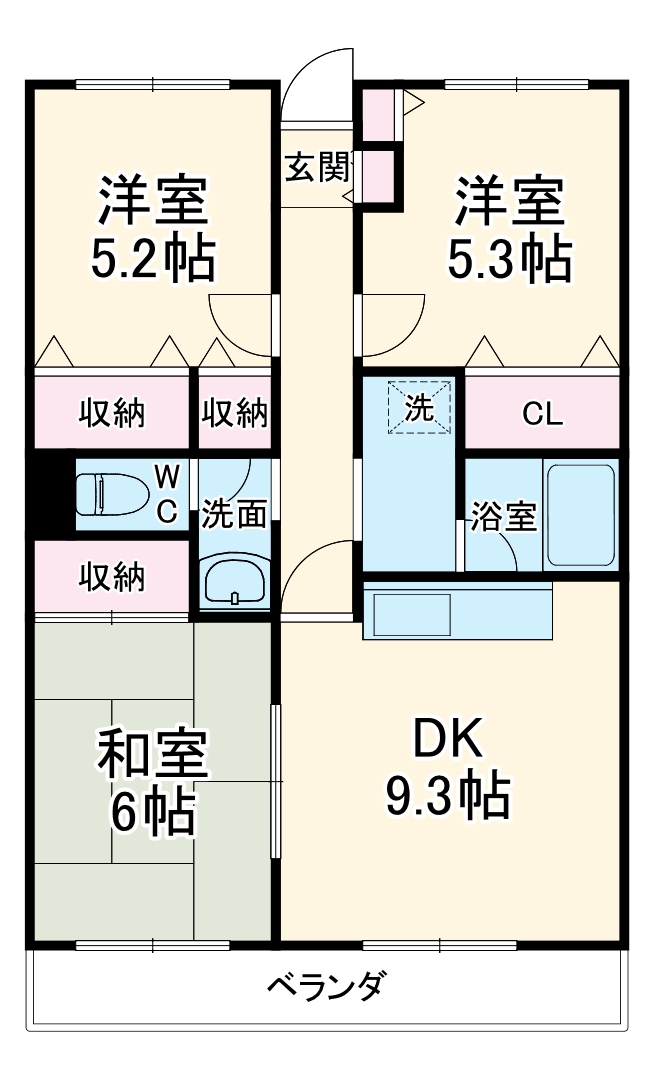 サクラパークホームズの間取り