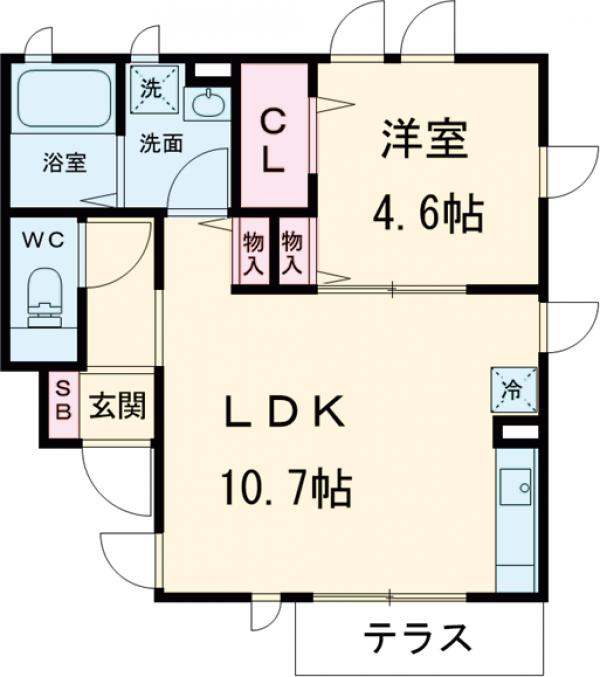Arc奥沢B棟の間取り