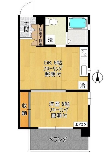 サツキレジデンスの間取り