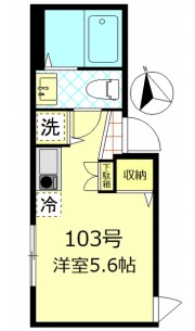 FERIO千住大橋駅前の間取り