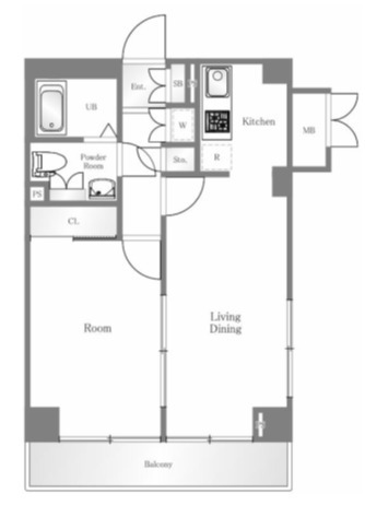 ルーブル代田橋の間取り