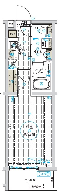 ベルグレードNFの間取り