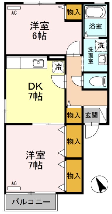 プレミールの間取り