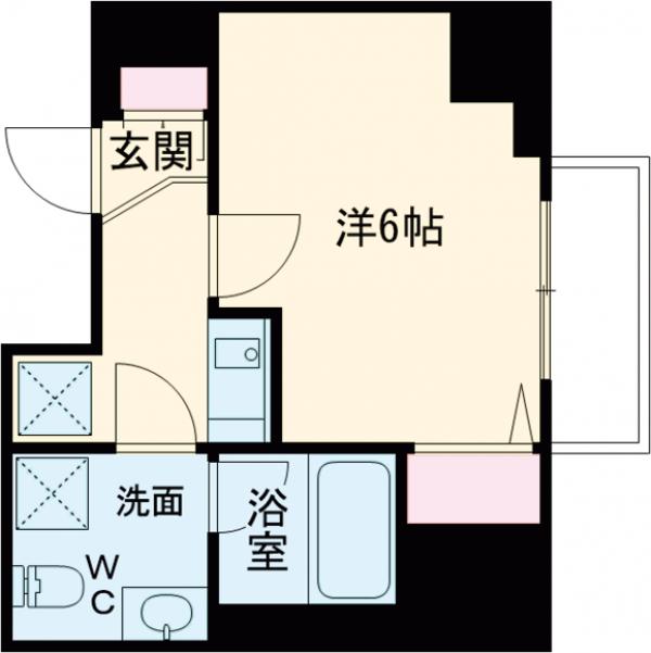プレセダンヒルズ北千住Ⅱの間取り