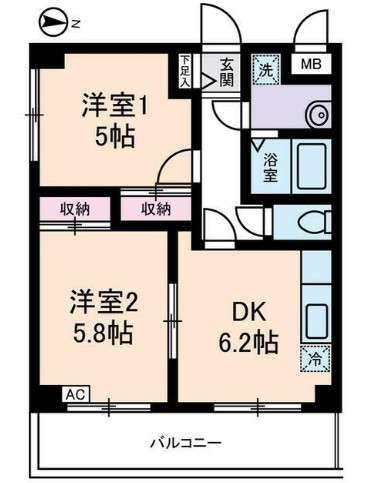 パークサイド・Uの間取り