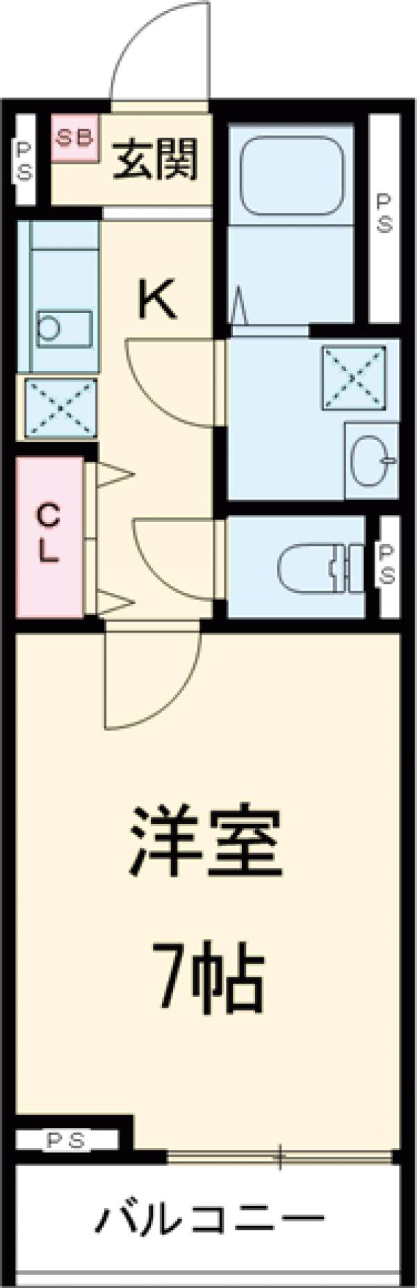 グリュック柿生の間取り