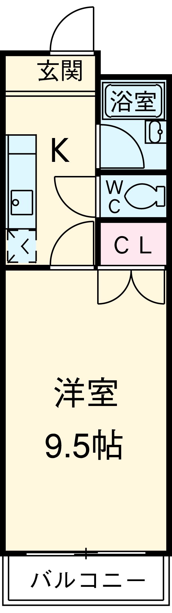 アーク登戸の間取り