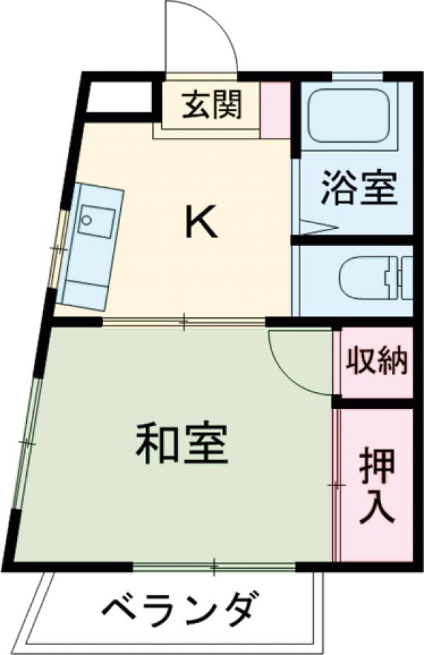 第三通南ビルの間取り