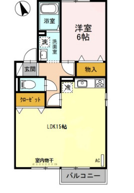 エメラルドの間取り