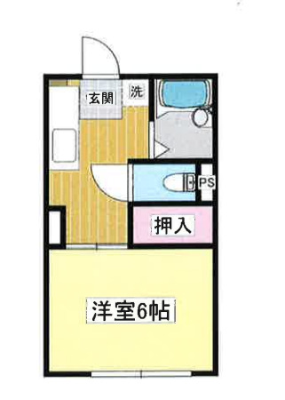 メゾンＭ＆Ａ本丸・A202号室の間取り