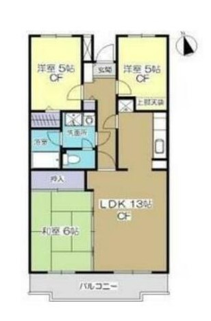 カサグランデ永福・206号室の間取り