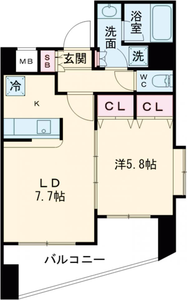 FORESTA戸越銀座の間取り