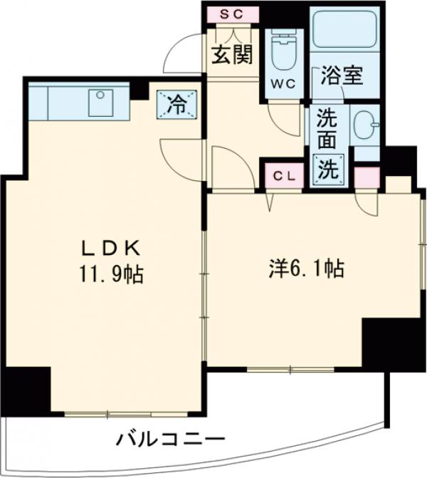 FORESTA戸越銀座の間取り
