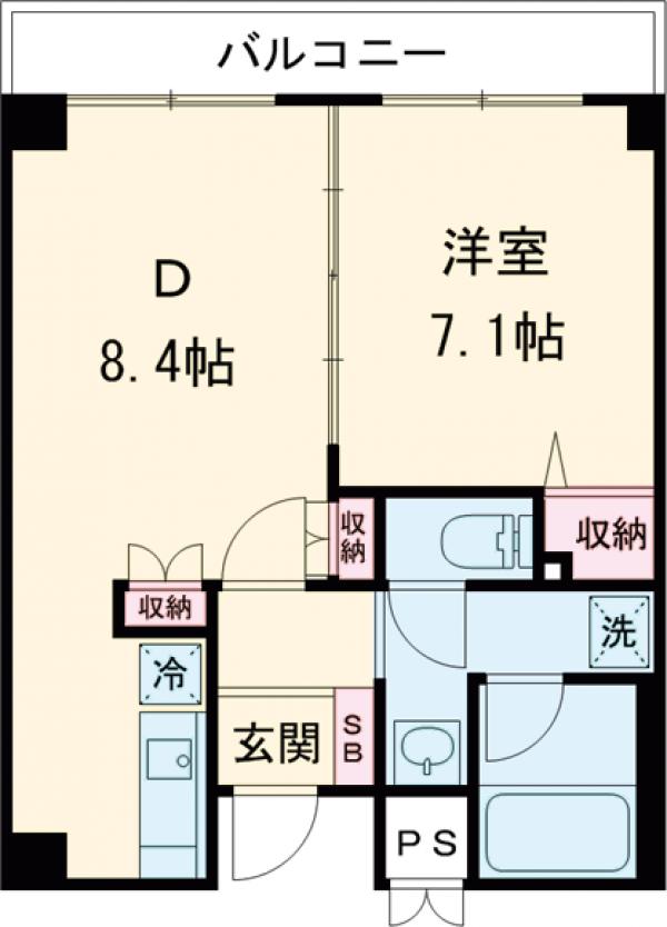 ガーデン杉並方南の間取り