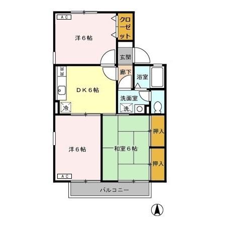 スクウェアガーデンⅦの間取り