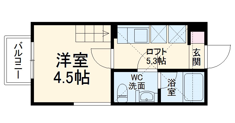 シャトレ生田緑地の間取り