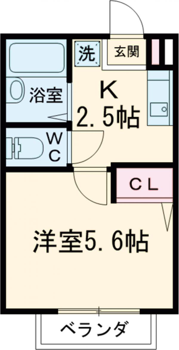 ヘーベルメゾン桂香の間取り
