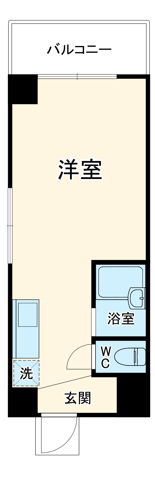 熊谷朝日第二ハイツの間取り
