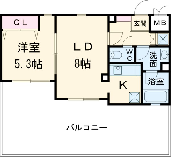 レジディア笹塚の間取り