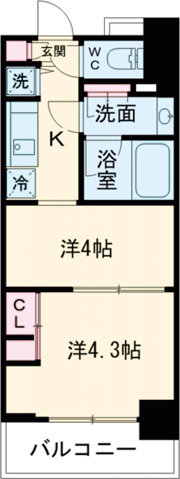 ガーラ・ヴィスタ練馬中村橋の間取り