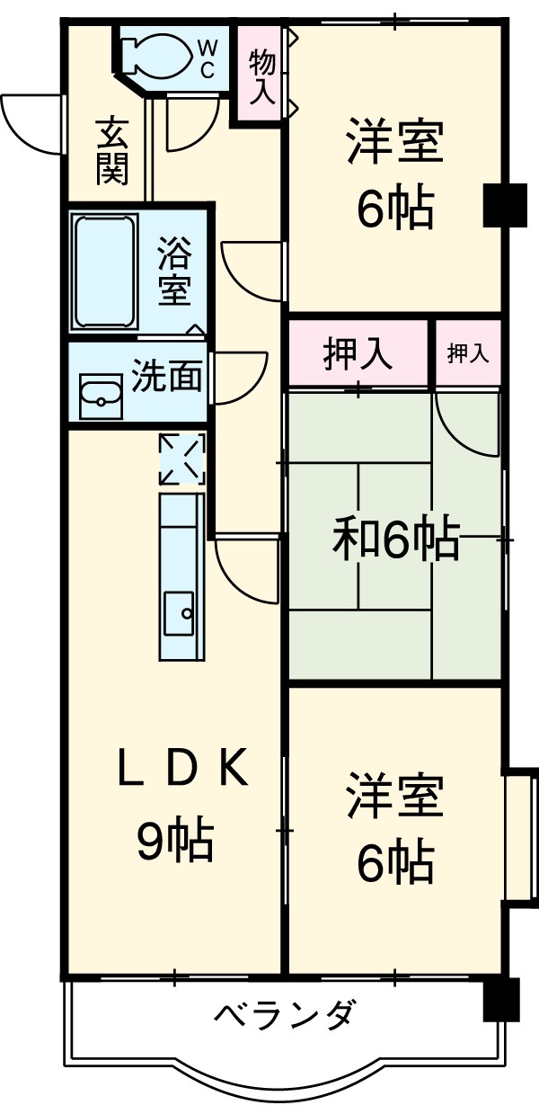 コンフォースの間取り