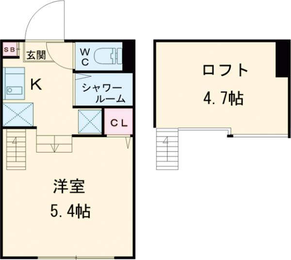 Bloom北千住の間取り