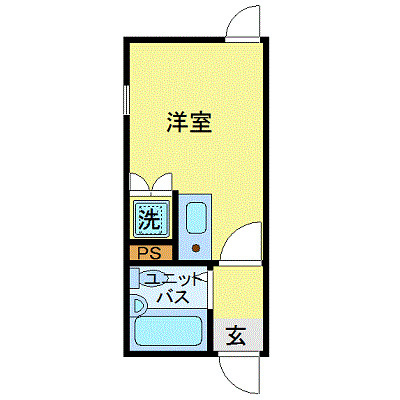 千住仲町の完工年月(2016年6月)築の賃貸アパートの間取り