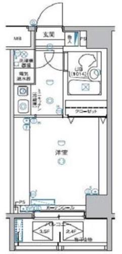 GRAZIA方南町の間取り