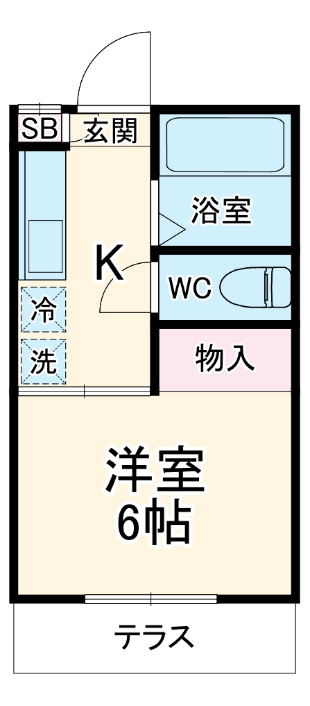 オリーブハウス1の間取り