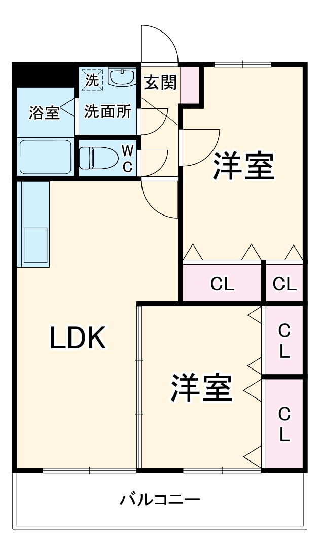 グローリィの間取り