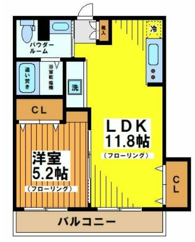 グレイシャス南台の間取り