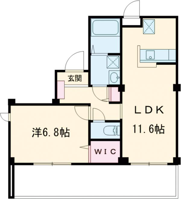 ビューノ芦花の間取り