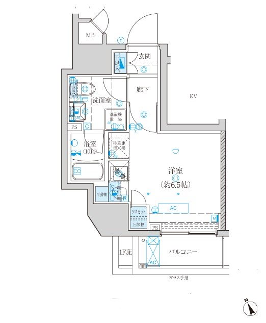 ベルシード千住パークサイドの間取り