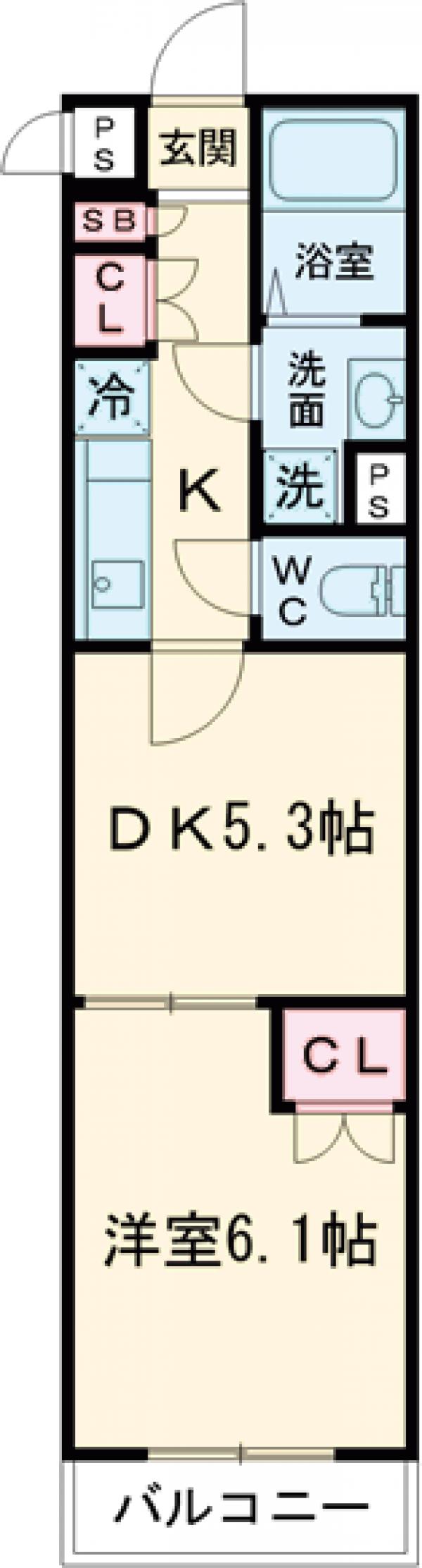 リブリ・K & W 上池台の間取り