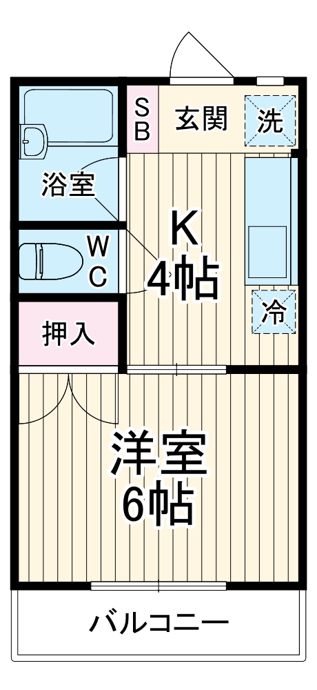 アドニス登戸の間取り