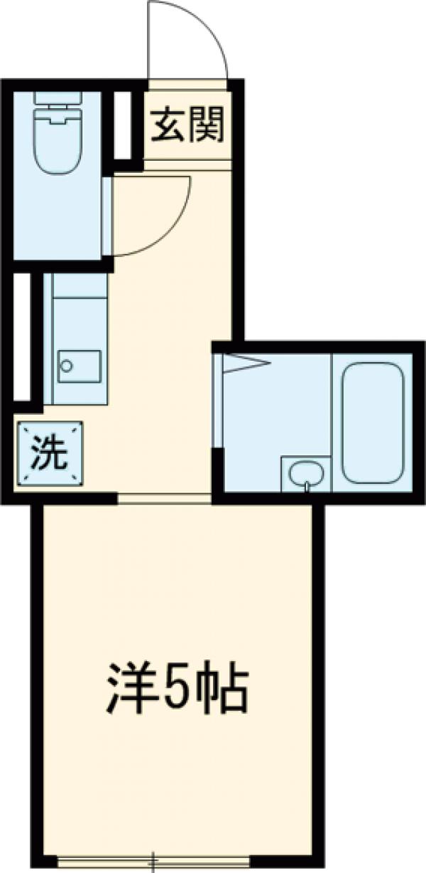 レクラン五反野の間取り